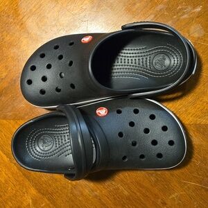 Crocs with white banding- NWOT